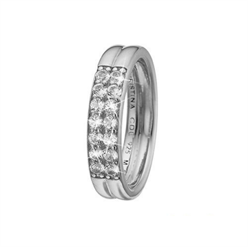 Christina Jewelry & Watches - Eternity Topaz ring - sølv m/ topas  800-4.2.A